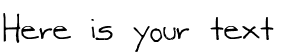 Your preview of Shells font
