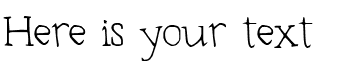 Your preview of Typeset font