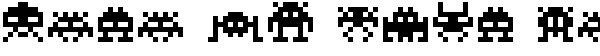 Your preview of Invaders font
