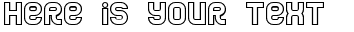 Your preview of Jumbo Outline font