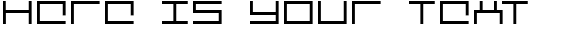 Your preview of Mechanic font