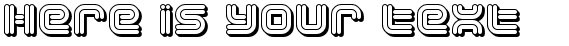Your preview of Vectroid Cosmo font