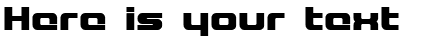 Your preview of Blaster font