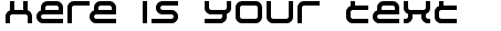 Your preview of Negative font
