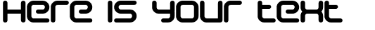 Your preview of Sci-Fied font