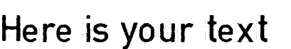Your preview of Copystruct font
