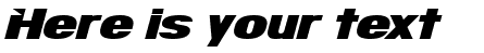Your preview of Infinite Justice font