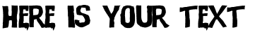 Your preview of Evil of Frankenstein font