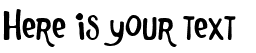 Your preview of Marker Monkey FW font
