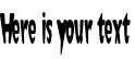 Your preview of Jaunty font
