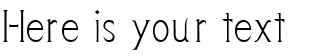 Your preview of Vendetta font