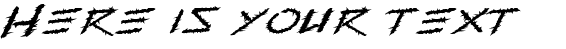 Your preview of Barbed Type font
