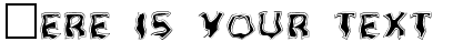 Your preview of Ghoul Outline Fill font