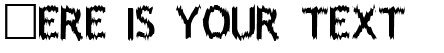 Your preview of Melting font