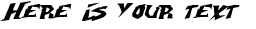 Your preview of Electrox font