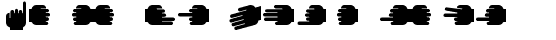 Your preview of Handyfont font