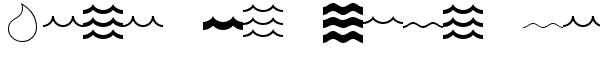 Your preview of Mostly Waves font