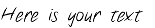 Your preview of Note this! font