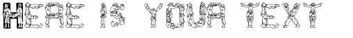 Your preview of Santa Time font