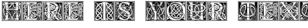 Your preview of Celtic Eels font