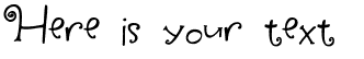 Your preview of Yippy Skippy font