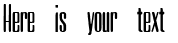 Your preview of Neretta font