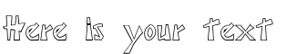 Your preview of Japonesa Outline font