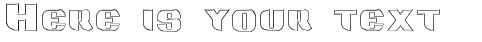 Your preview of Grotesca 3D font