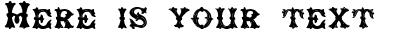 Your preview of Rough Tuscan font