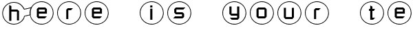 Your preview of Molecular font