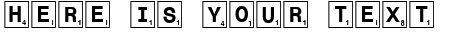Your preview of Tilez font