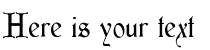 Your preview of Wish MF font