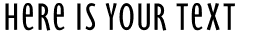 Your preview of BradburySans Light font