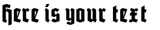 Your preview of Potsdam font