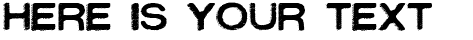 Your preview of Oxidisaster font