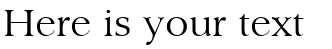 Your preview of Sanford font
