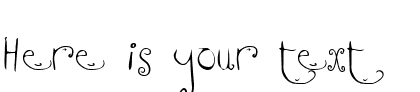 Your preview of KissMeKissMeKissMe font