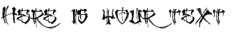 Your preview of Gangland font