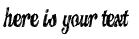 Your preview of Candy Inc. font