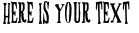 Your preview of Butox Queen font