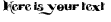Your preview of Easy Trouble font