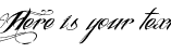 Your preview of Ink In The Meat font