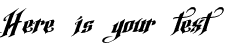 Your preview of Argel font