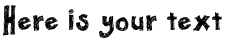 Your preview of Buteco font