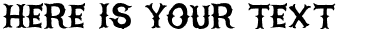 Your preview of High On Fire font
