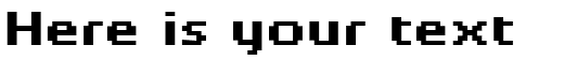 Your preview of Berkelium Bitmap font