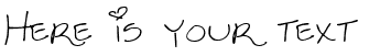 Your preview of Sexy Sara font