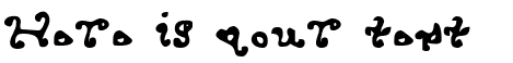 Your preview of Endcurled font