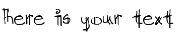 Your preview of Ditch The Logical font