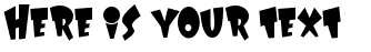 Your preview of Laff Riot font